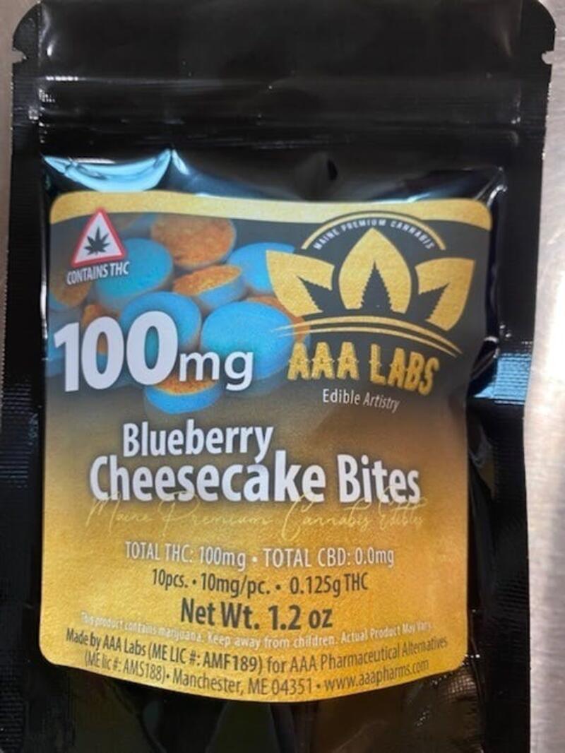 Blueberry Cheesecake Bites - 100mg