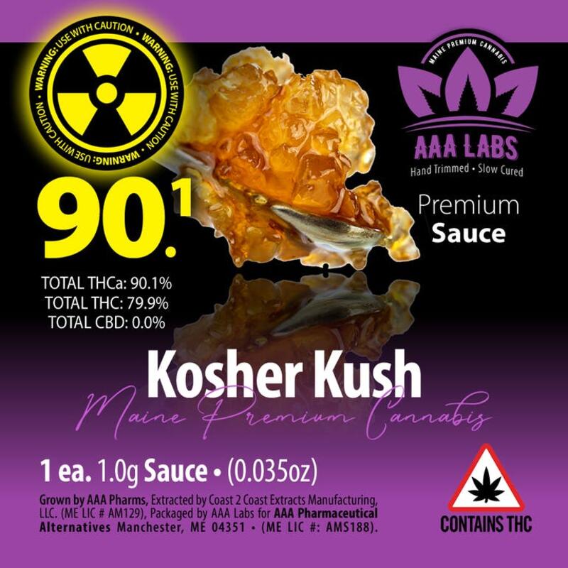Kosher Kush Premium Sauce
