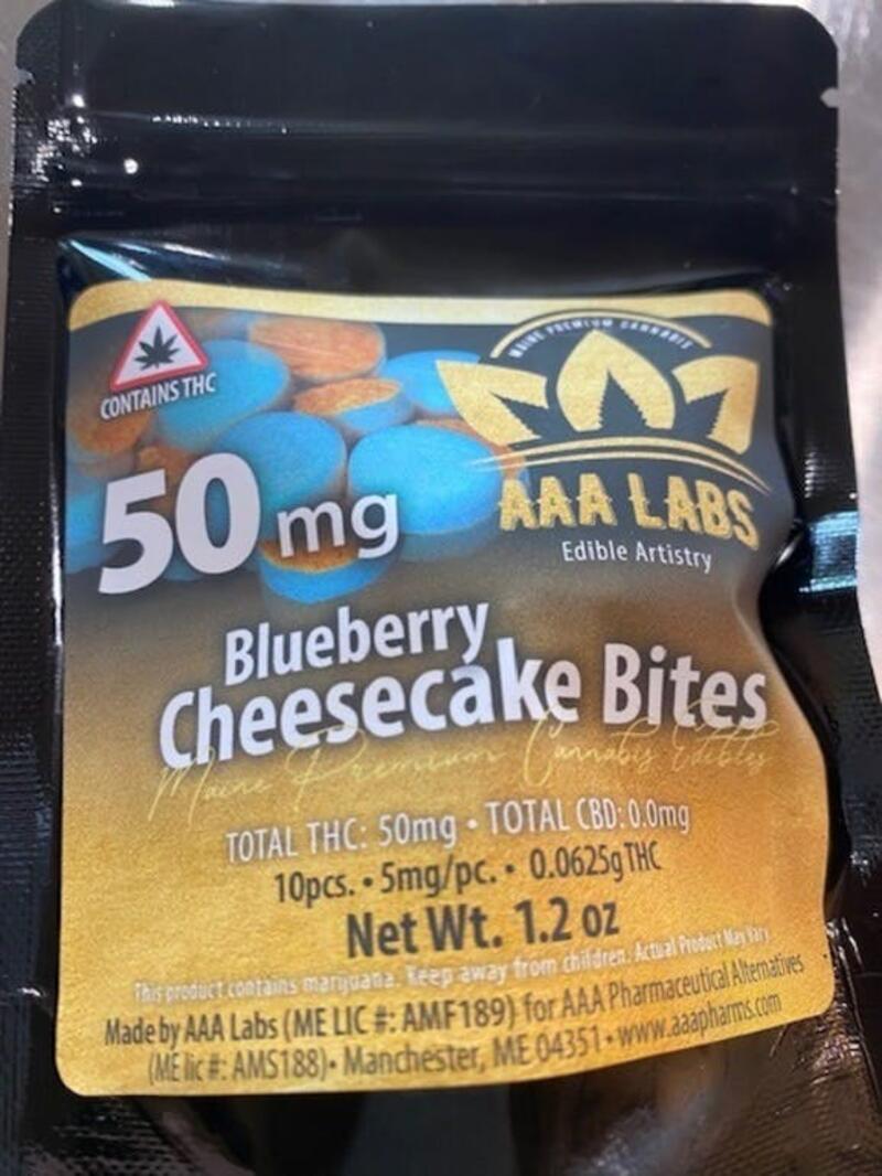 Blueberry Cheesecake Bites - 50mg
