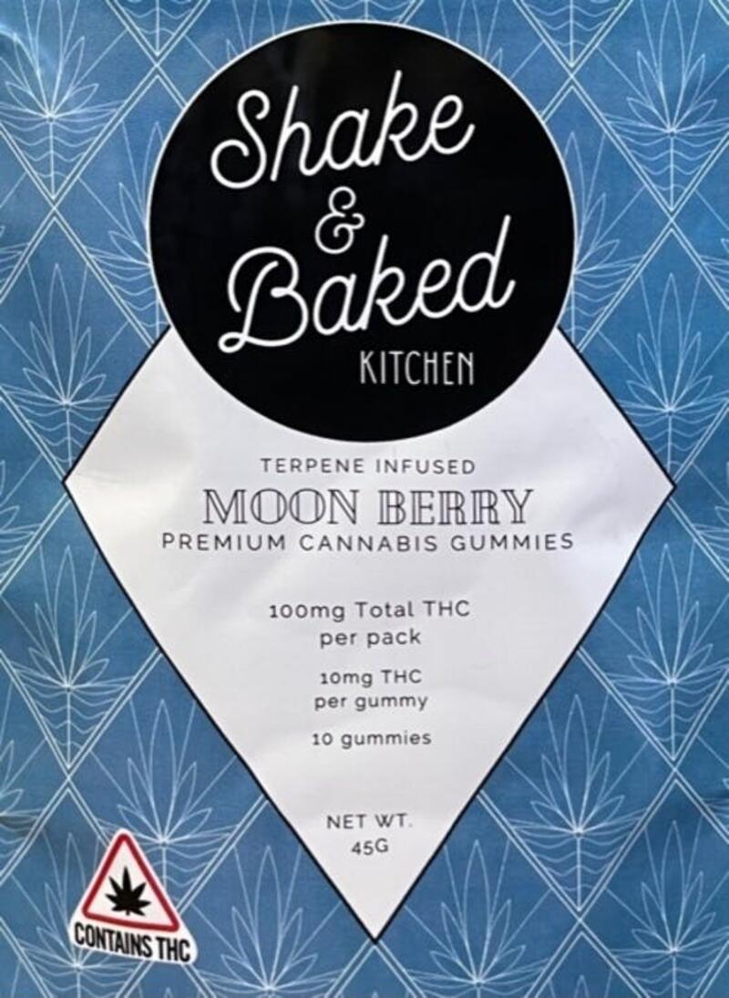 100mg THC Moon Berry Gummies - By Shake & Baked Kitchen