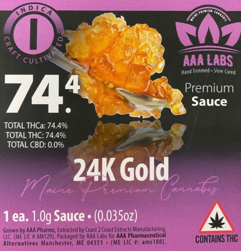 24K Gold Premium Sauce