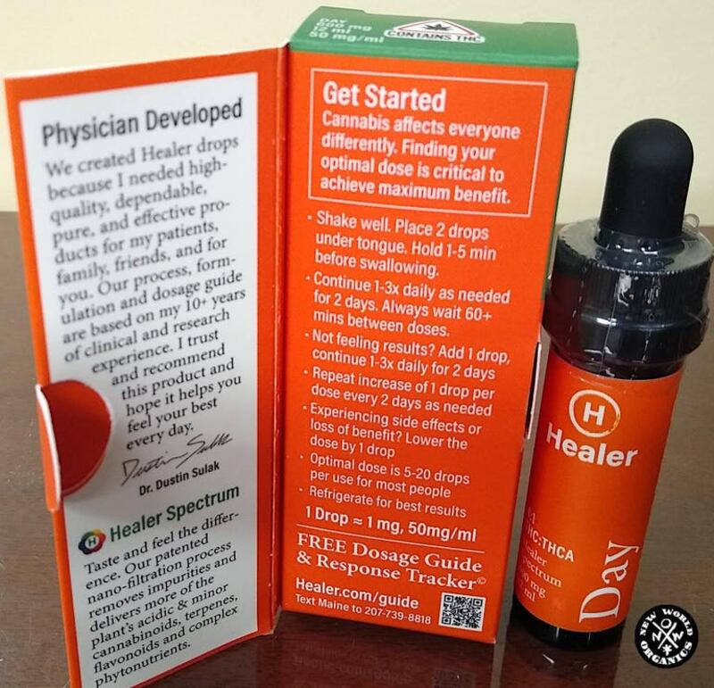 Healer Day Drops 12ml (600mg) (Check the dosage on the box)