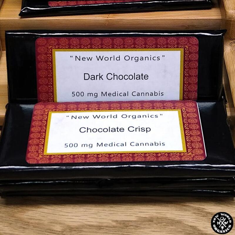 500mg New world chocolate bar