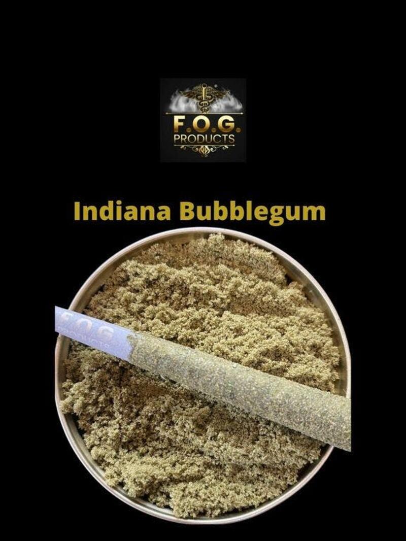 Indiana Bubblegum Kief Rolled Burner 1.5G+ (Indica)
