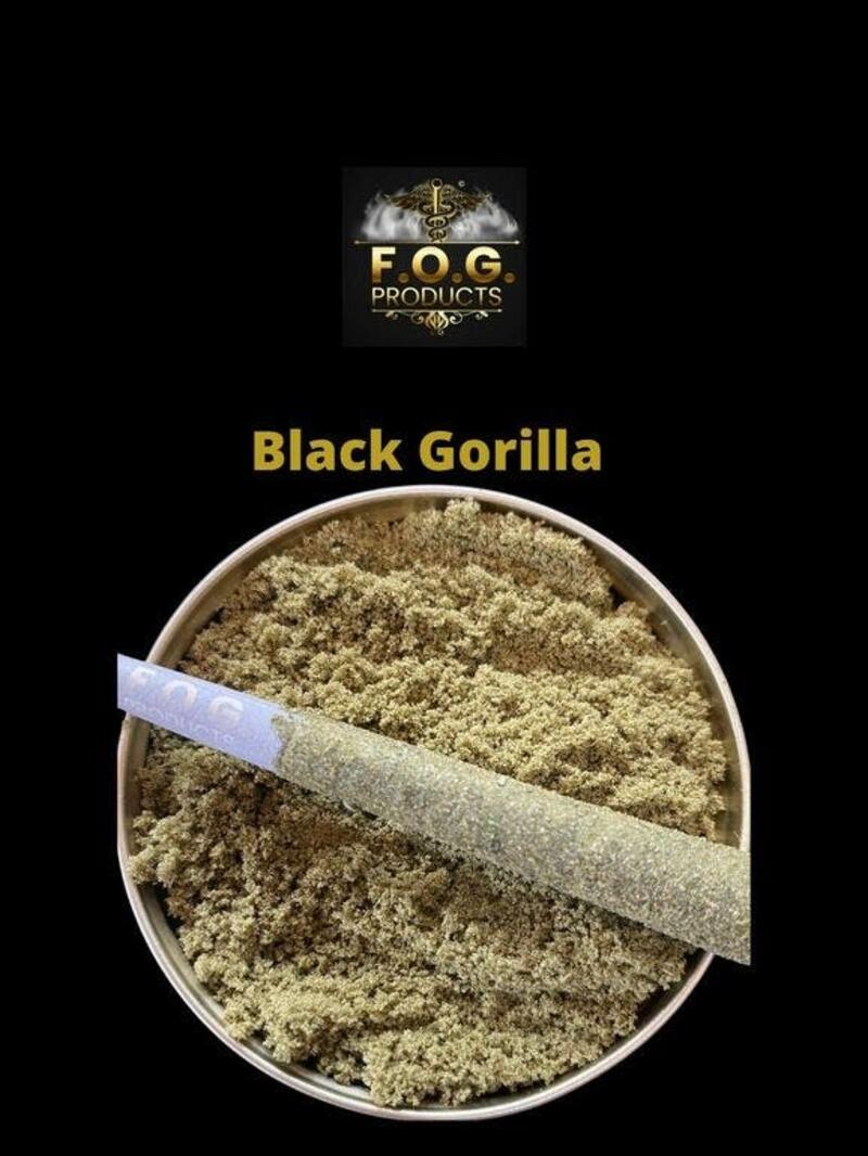 Black Gorilla Kief Rolled Burner 1.5G+ (Hybrid)