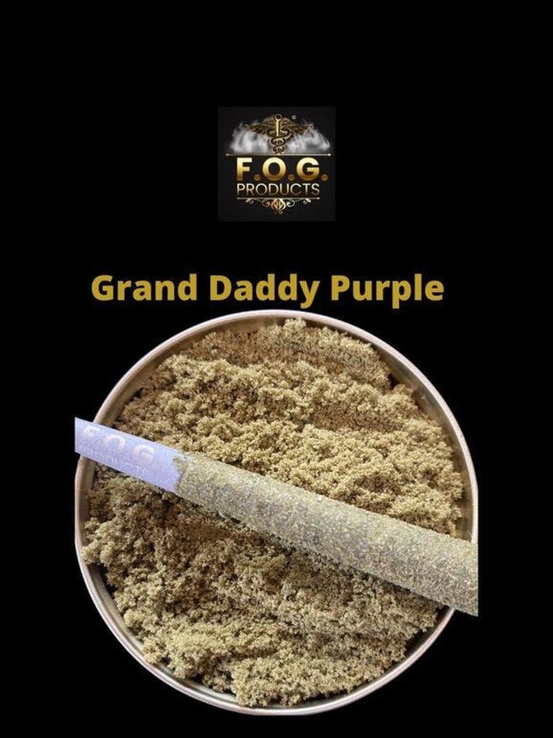 Grand Daddy Purple Kief Rolled Burner 1.5G+