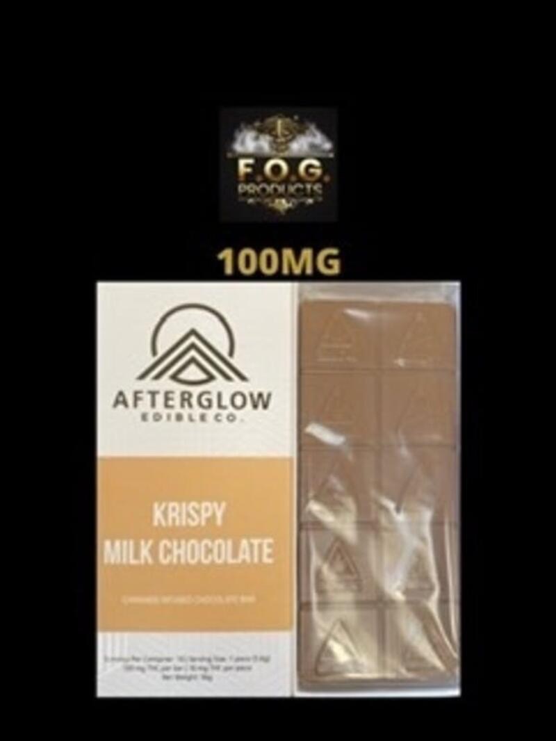 Krispy Milk Chocolate Bar 100MG