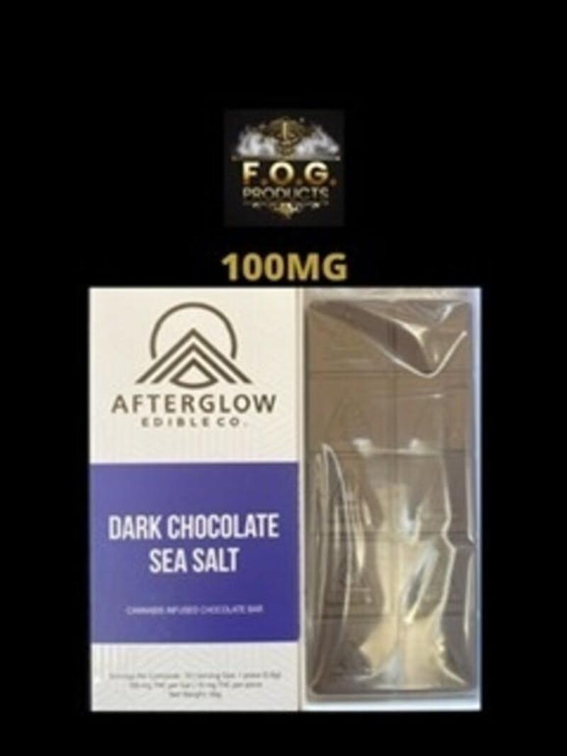 Dark Chocolate Sea Salt Gourmet Chocolate Bar 100MG