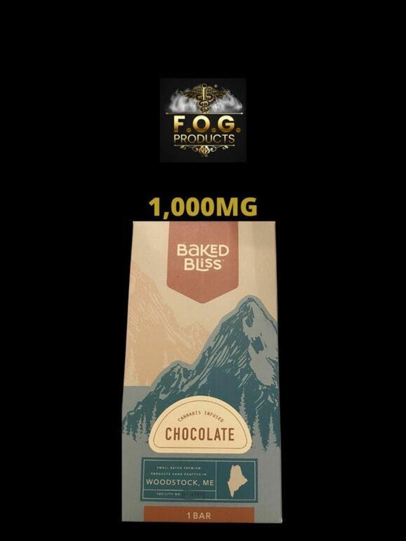 Milk Chocolate Bar 1,000MG