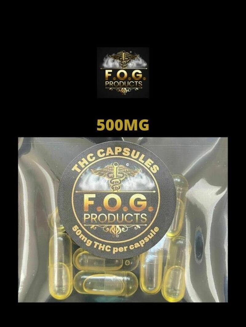 500MG THC Capsules