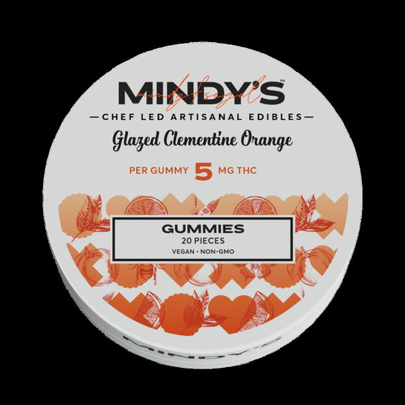 Glazed Clementine Orange Gummies 100mg 20-pack