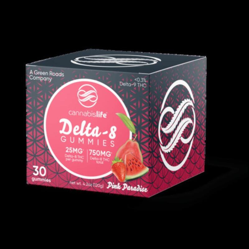 Cannabis Life - Delta 8 Gummie Pink Paradise -