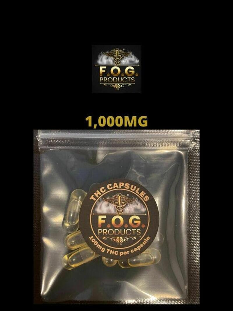 1,000MG THC Capsules
