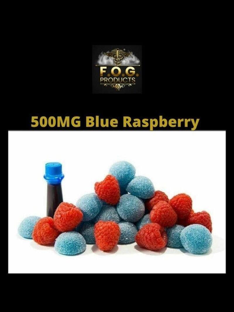 Blue Raspberry Gummies 500MG