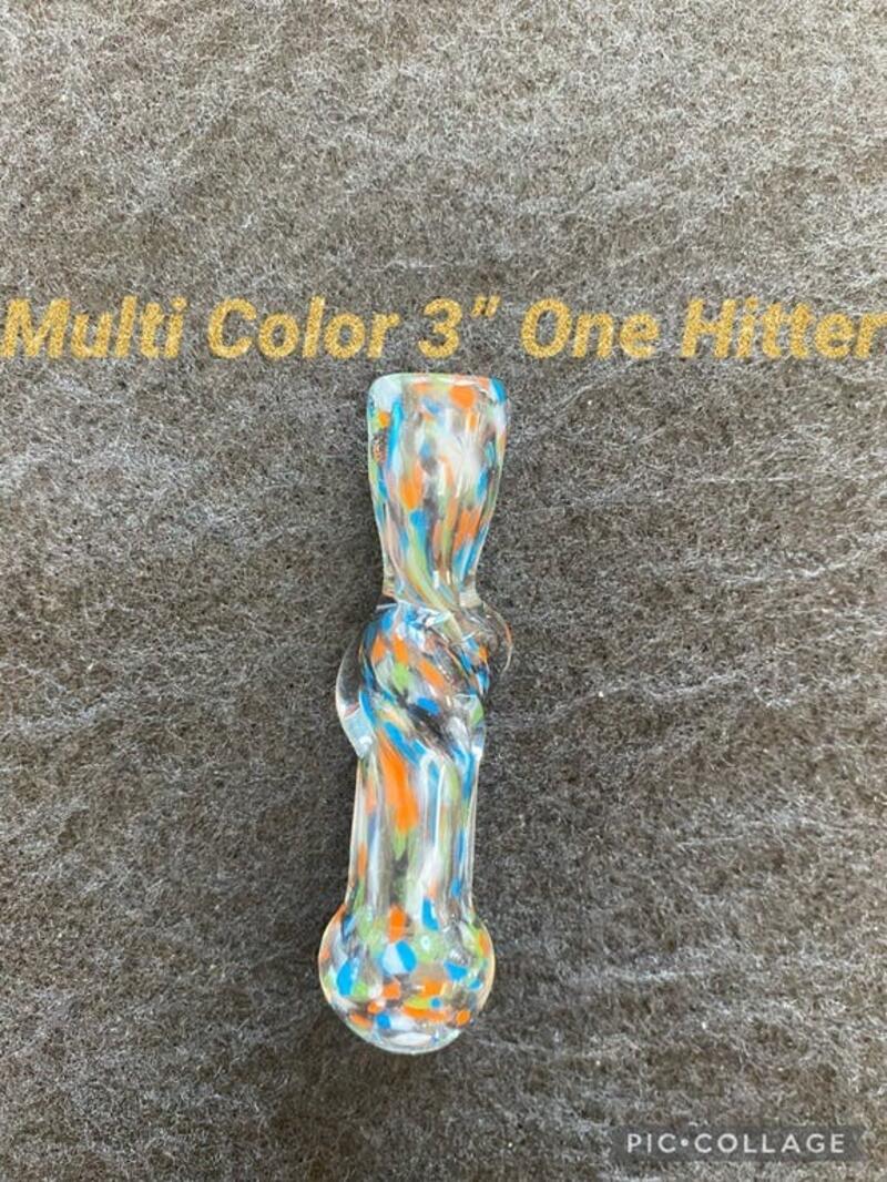 Multi color 3” One Hitter