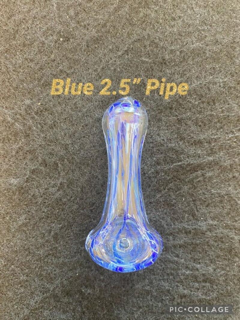 Blue 2.5” Glass Pipe