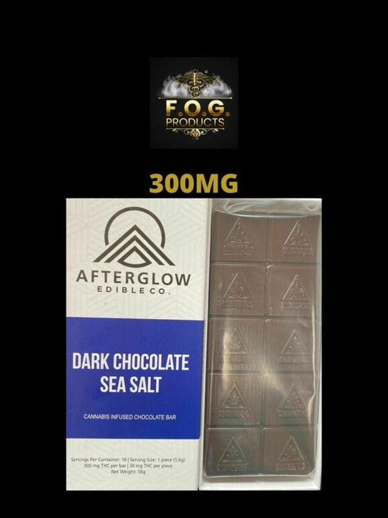 Dark Chocolate Sea Salt Bar 300MG