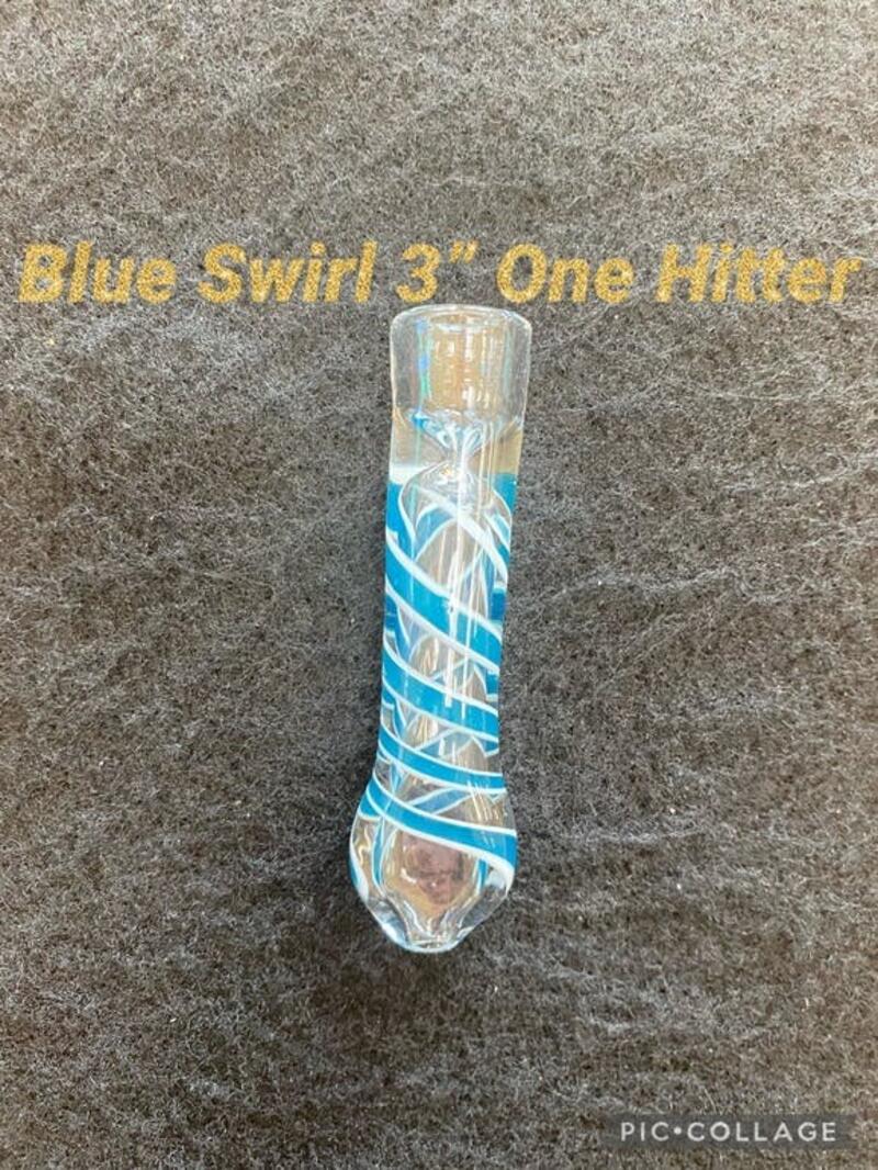 Blue Swirl 3” One Hitter