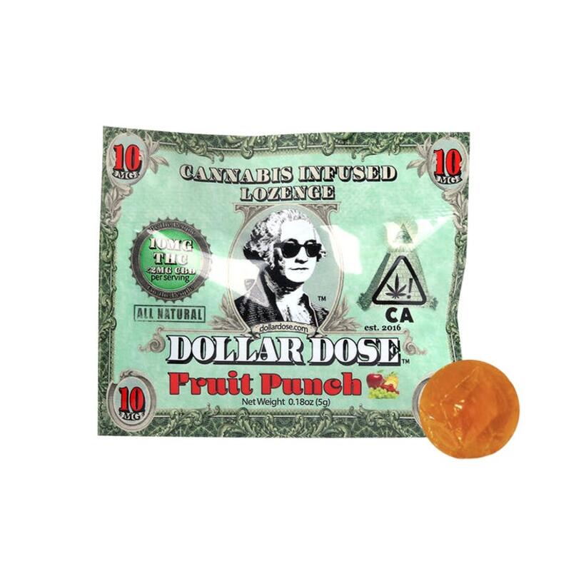 DOLLAR DOSE - FRUIT PUNCH | 10MG HARD CANDY 10 MILLIGRAMS