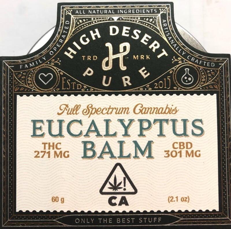 Eucalyptus Balm 1:1 CBD:THC