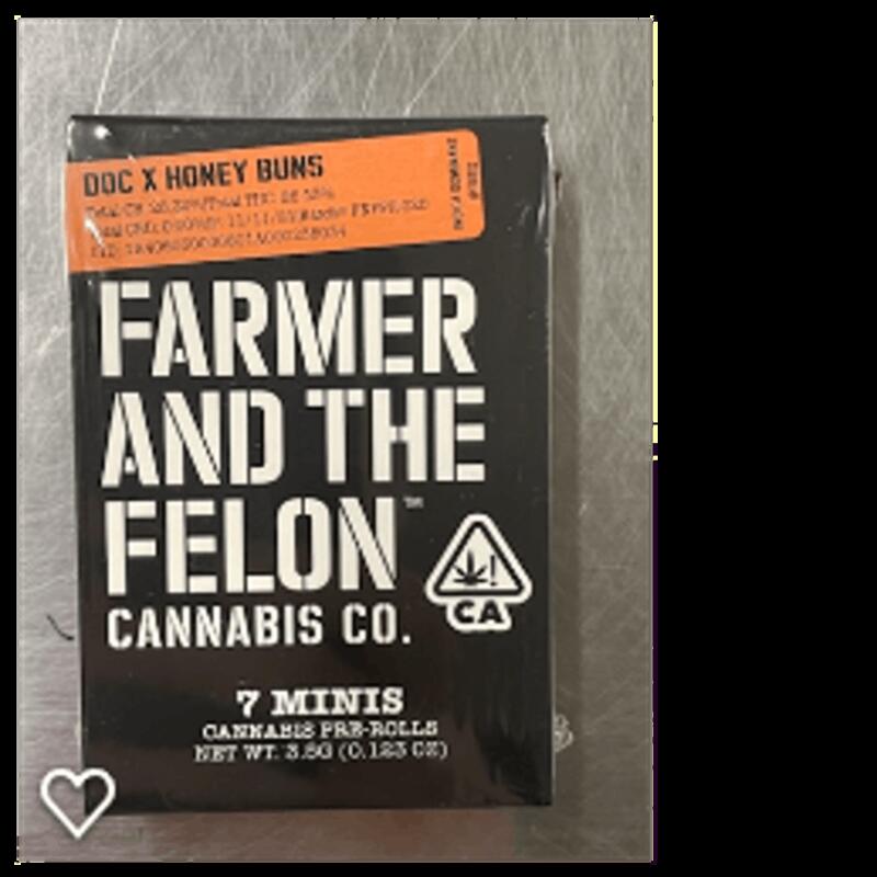 Farmer and the Felon .5g DOC x Honey Buns Pre-Roll 7pk