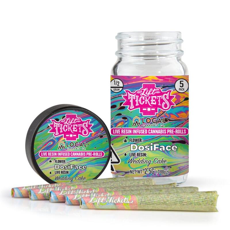 Dosiface x Wedding Cake - Infused Pre-Roll 5-Pack