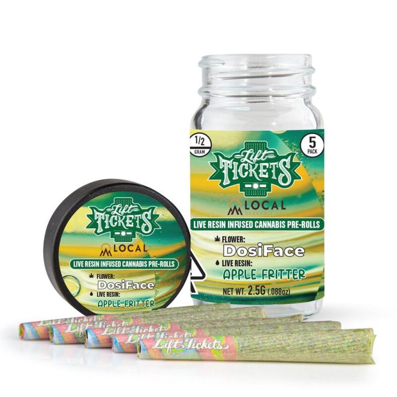 Dosiface x Apple Fritter - Infused Pre-Roll 5-Pack