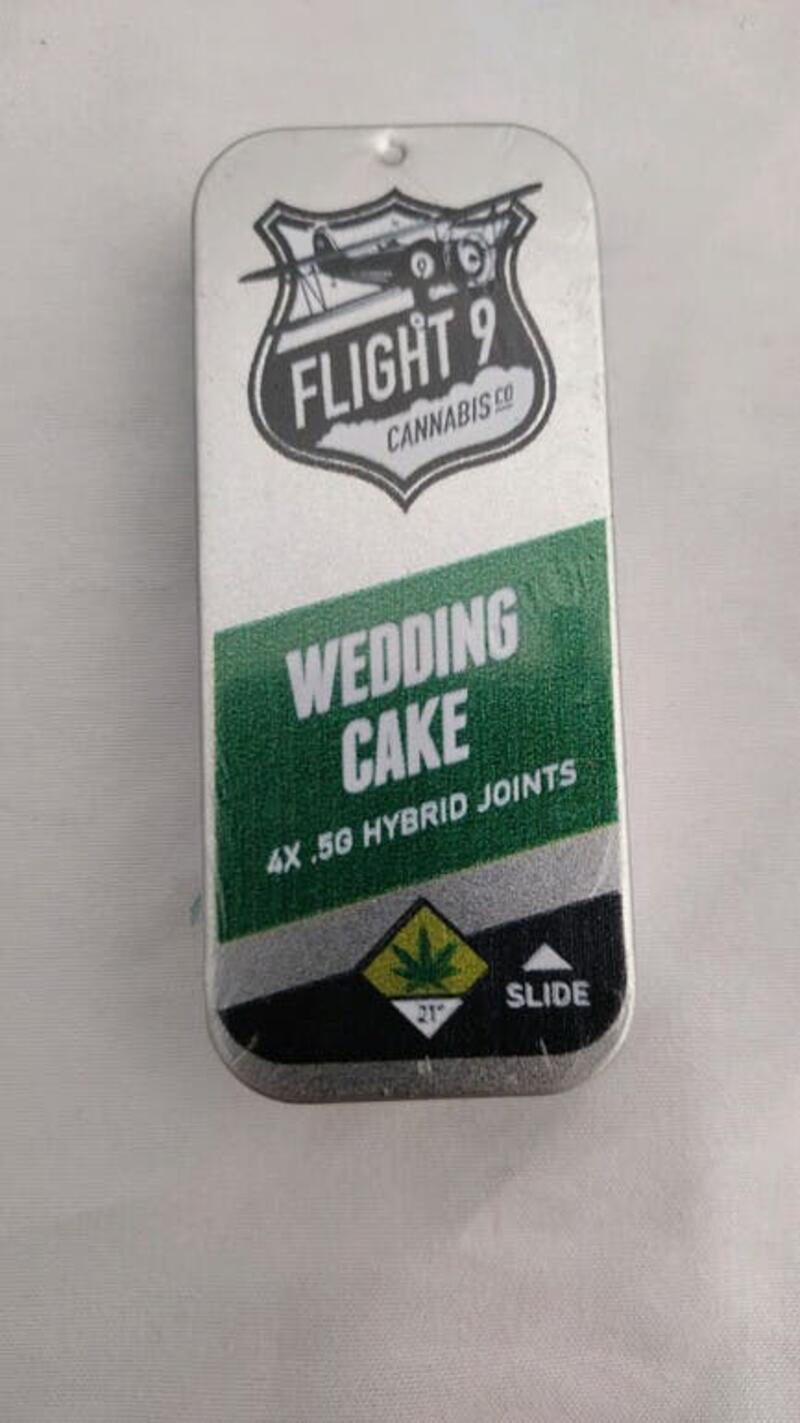 Flight 9 Cannabis Prerolls - Wedding Cake *4 pack*