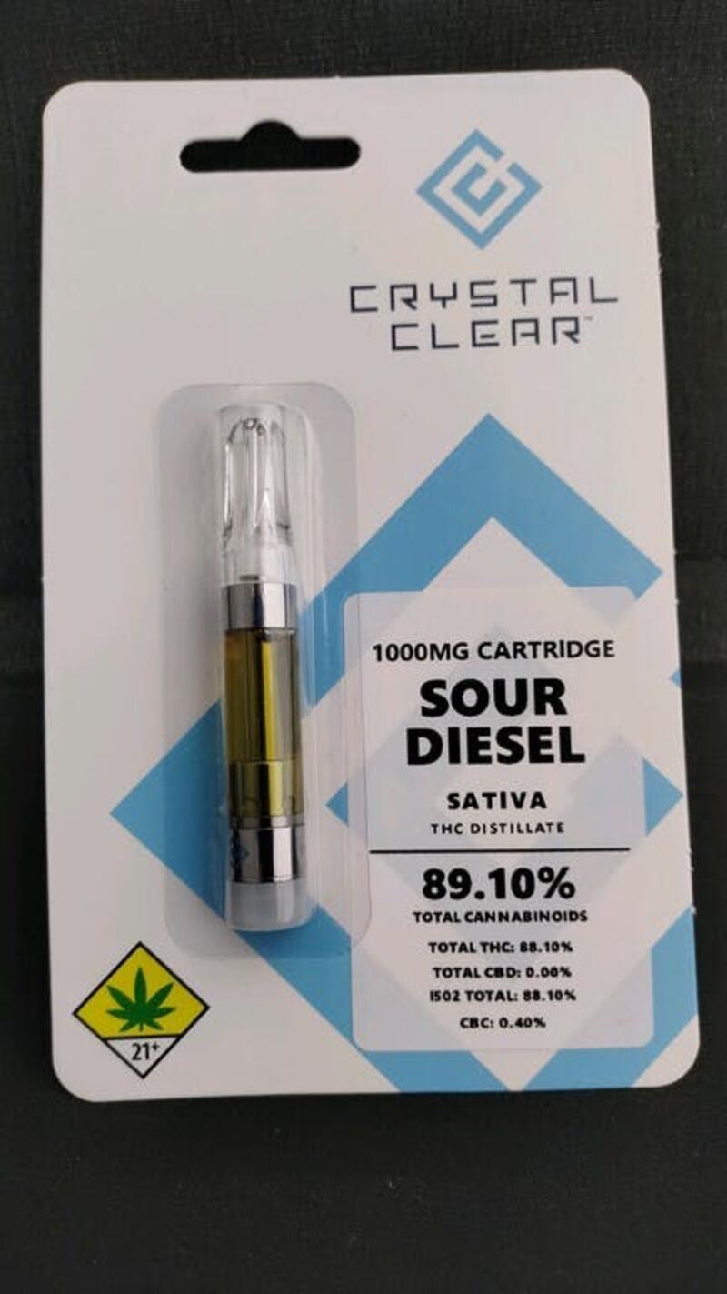 Crystal Clear Cartridge - Sour Diesel
