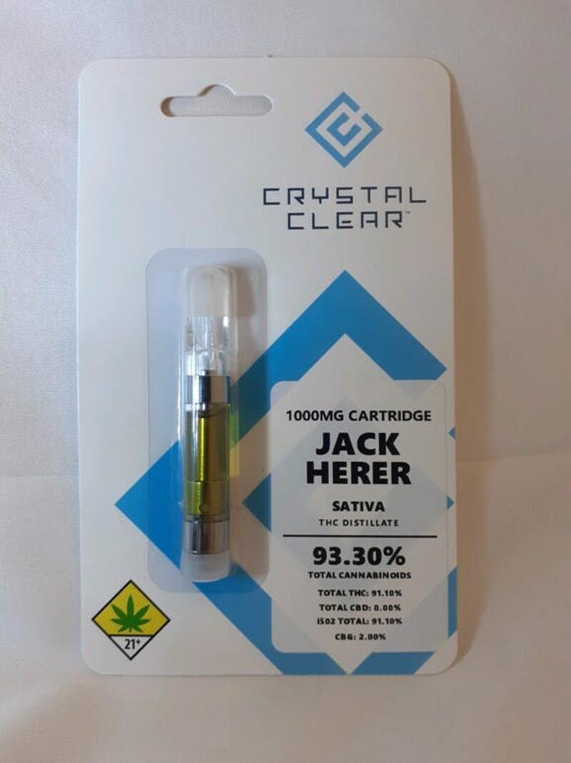 Crystal Clear Cartridge - Jack Herer