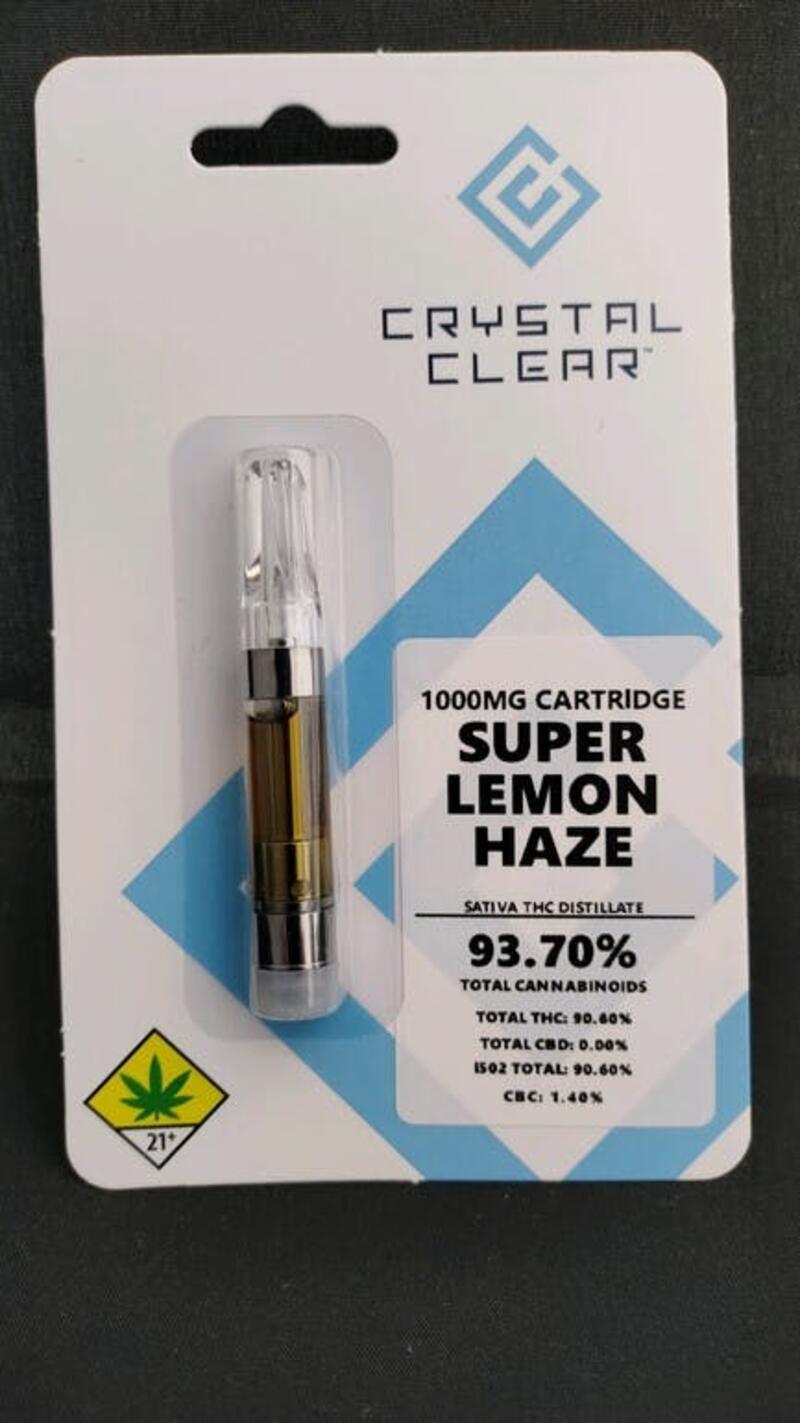 Crystal Clear Cartridge - Super Lemon Haze