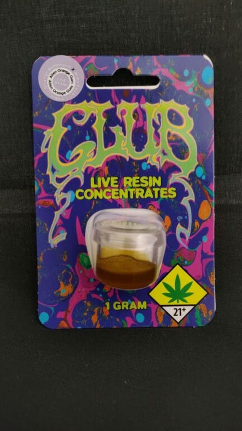 Club Live Resin Wax - Alien Orange Gum