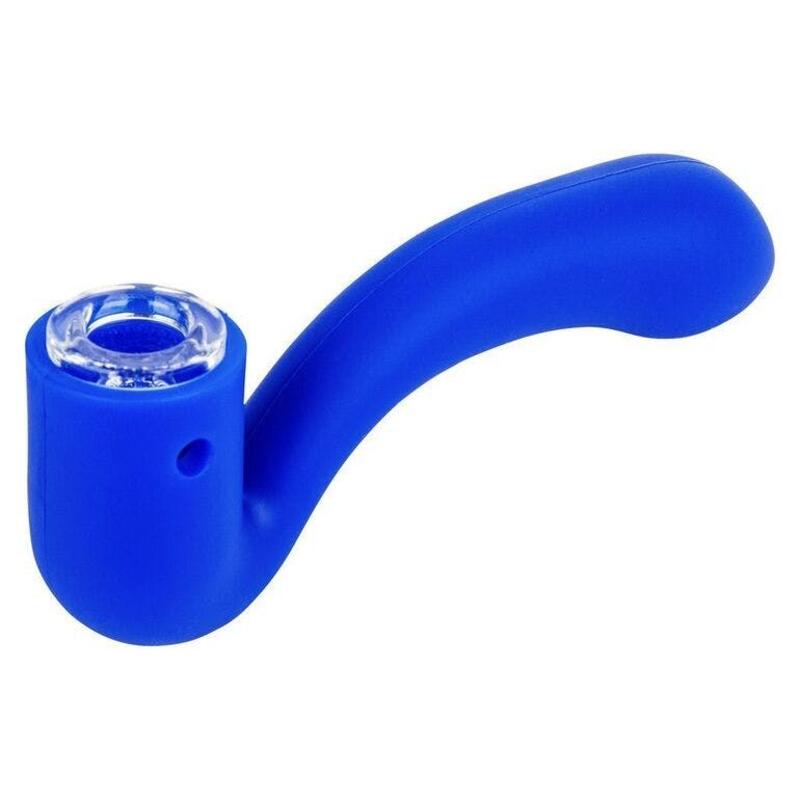 Silicone Pipe with Glass Bowl $10