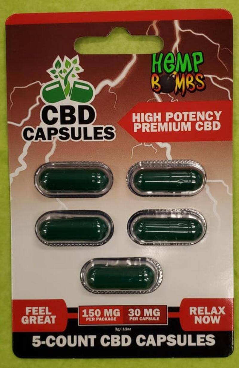 [Capsules] High Potency 5ct/150mg CBD