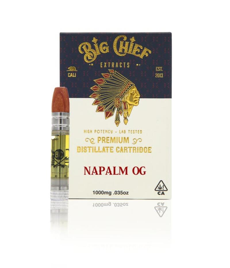 Big Chief THC Cartridge 1G - Napalm OG