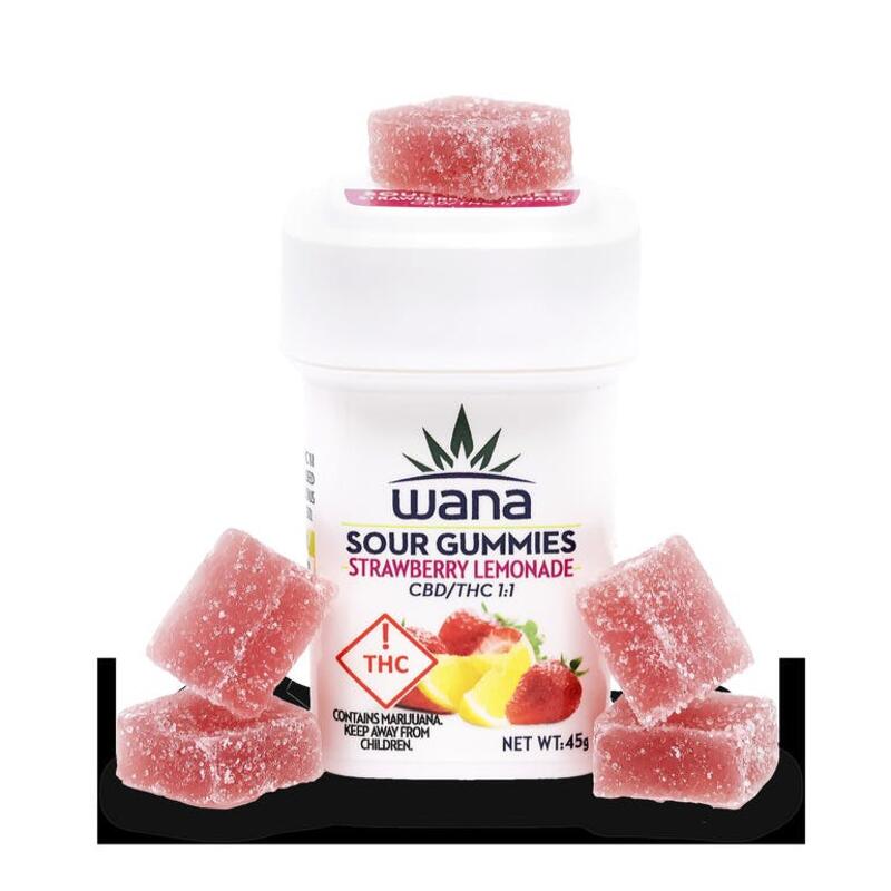 Gummies | Strawberry Lemonade | 1:1 THC/CBD | [10pk]