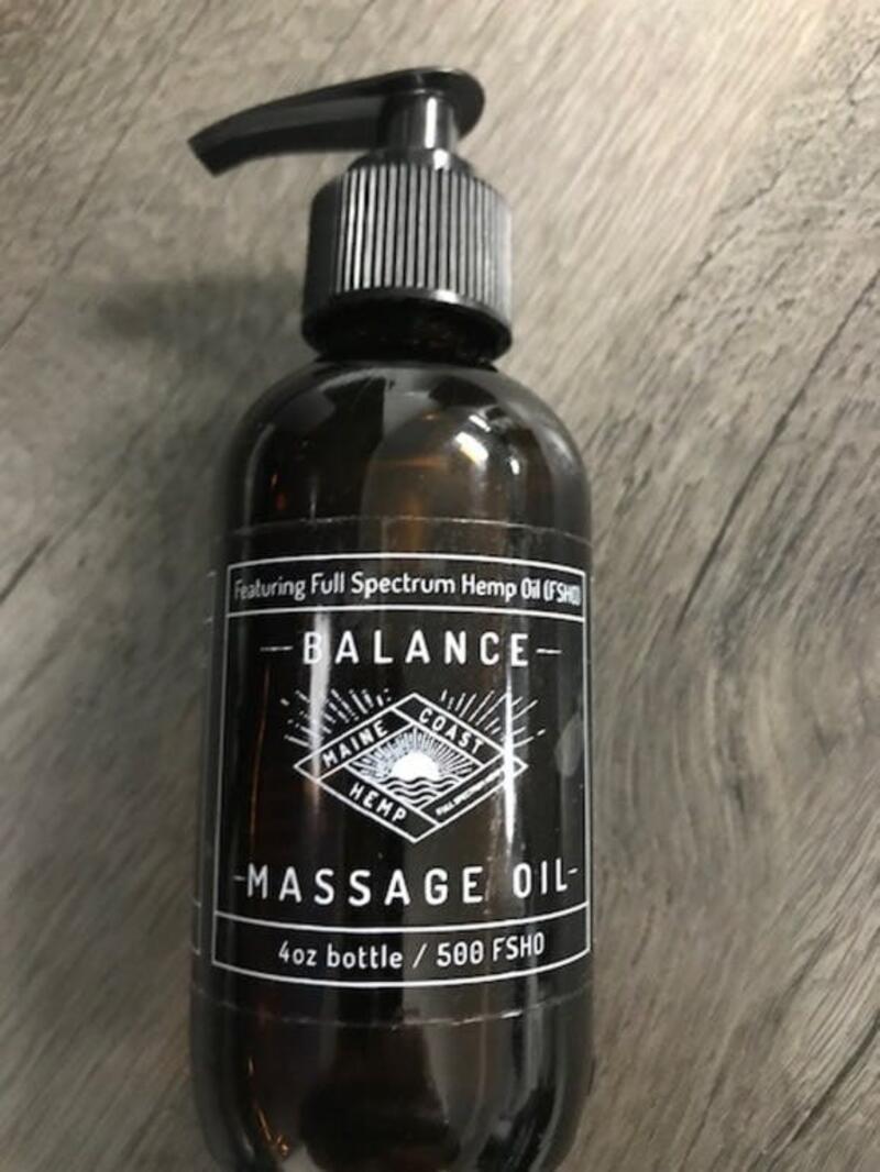 Maine Coast Hemp Massage Oil