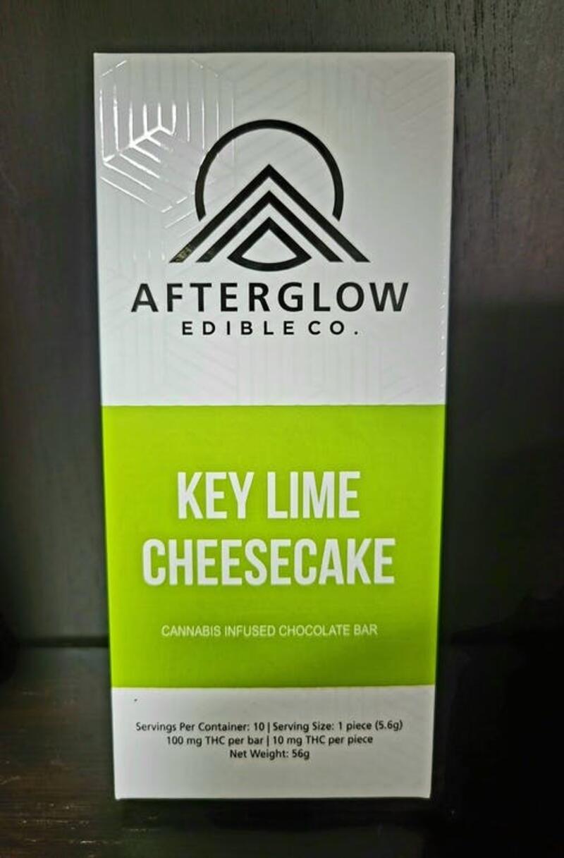 100mg Key Lime Cheesecake Bar by Afterglow