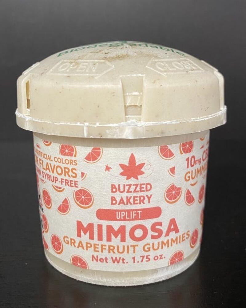100mg Mimosa CBD Gummies by Buzzed Bakery