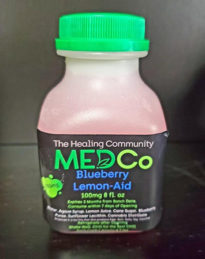 100mg Medco Blueberry Lemon-Aid 8oz.
