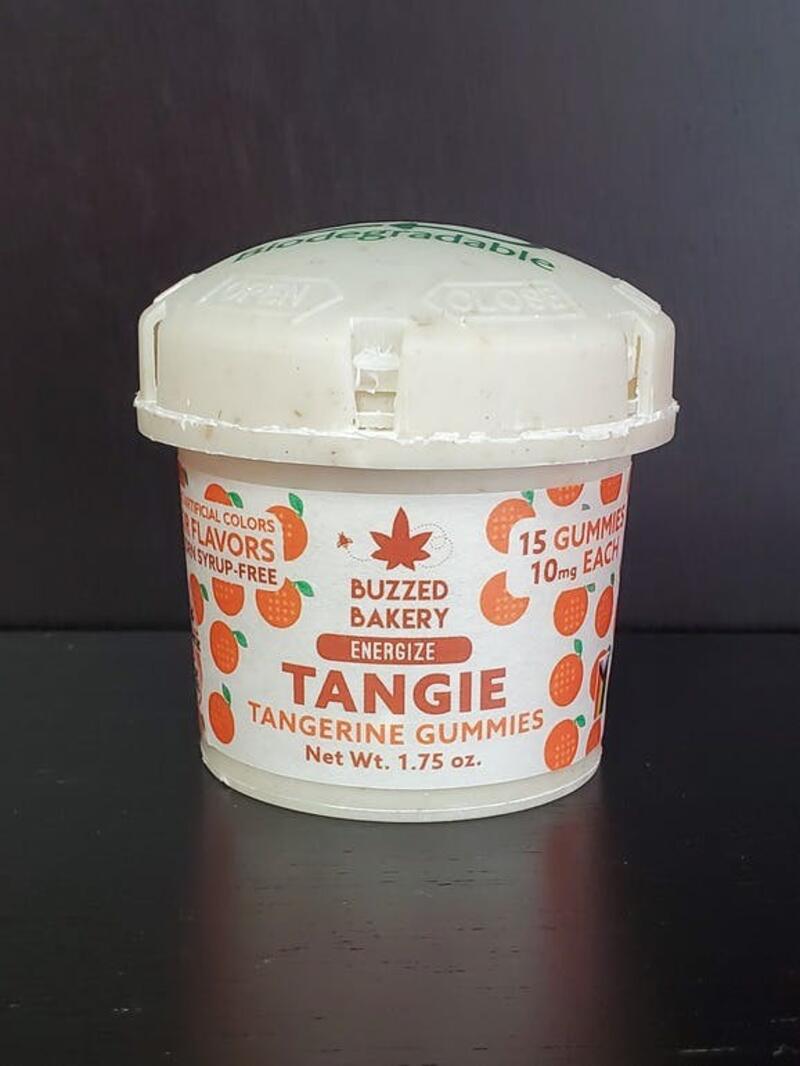150mg Tangie "Energize" Tangerine Gummies by Buzzed Bakery