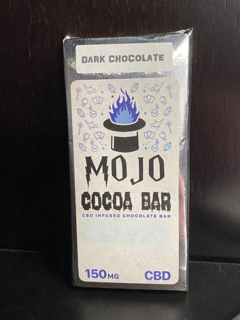 150mg CBD Infused Dark Chocolate Cocoa Bar by MOJO