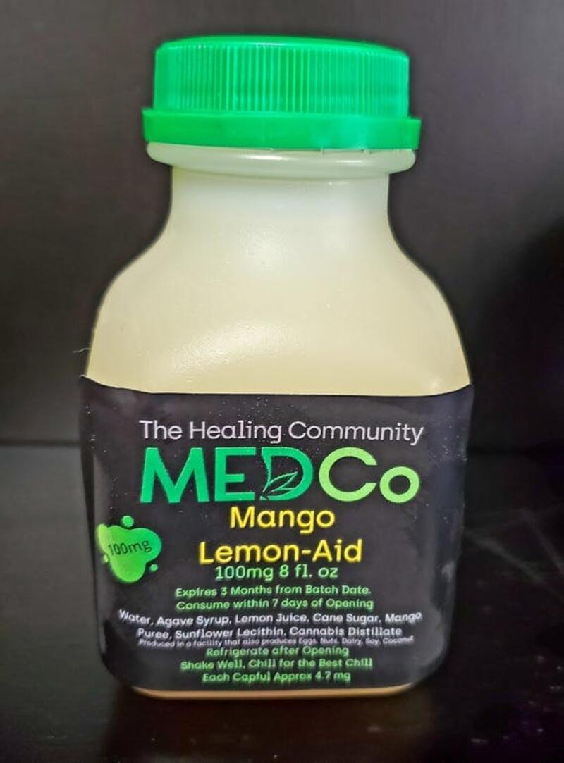 100mg Medco Mango Lemonade 8oz.