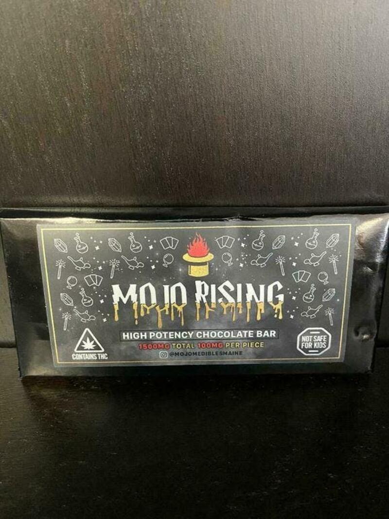 1500mg Mojo Rising High Potency Chocolate Bar