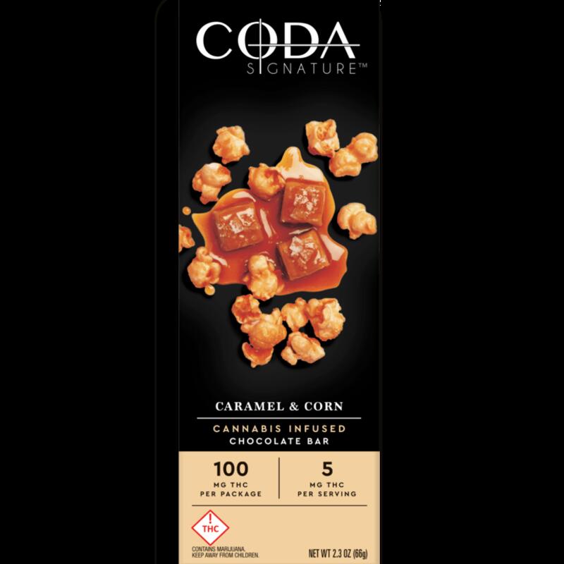 CODA 100mg Caramel & Corn