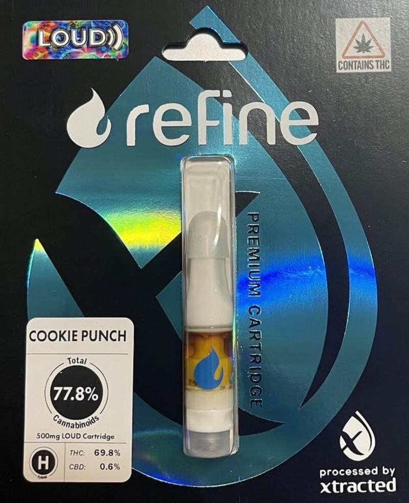 Cookie Punch Live Resin .5g Cartridge- Refine