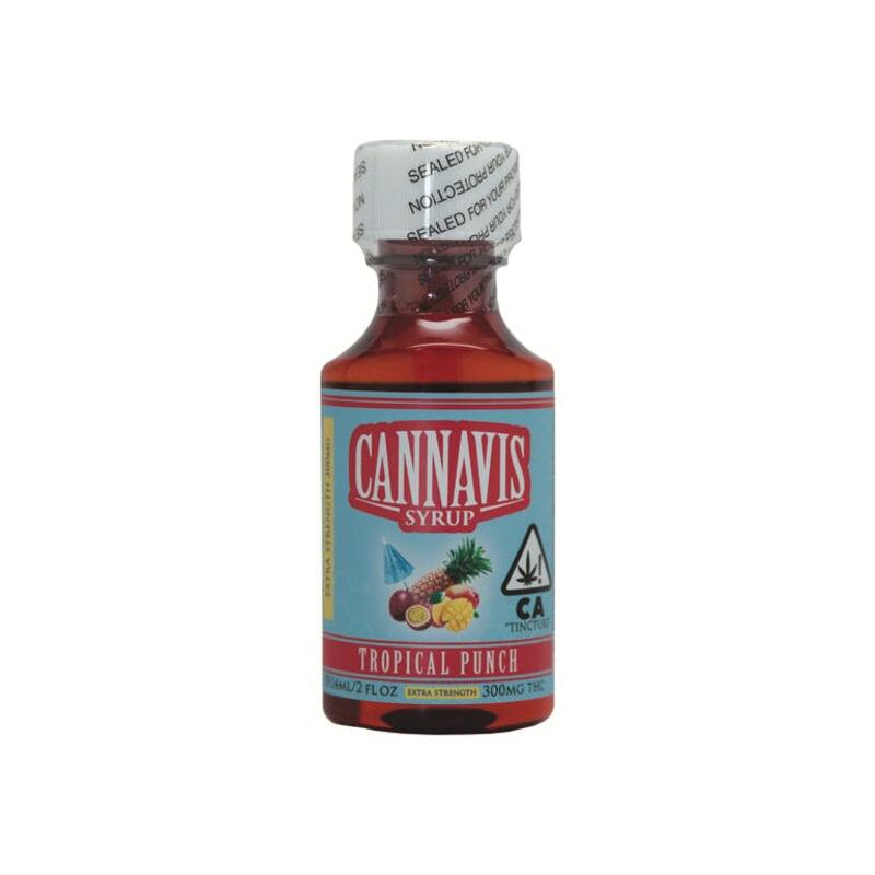 300mg Tropical Punch THC Syrup Tincture