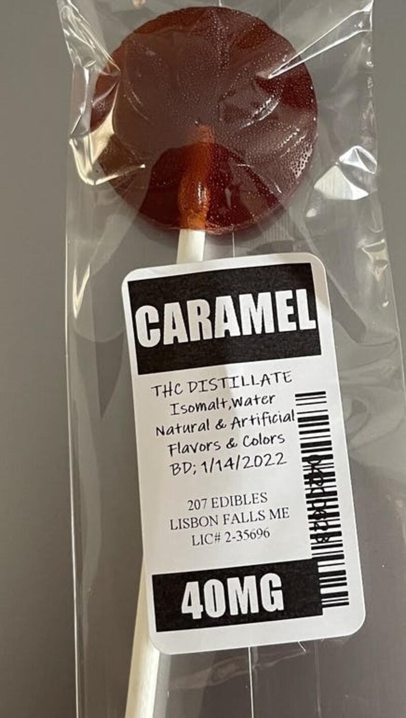 Caramel lollipop 🍭 40mg
