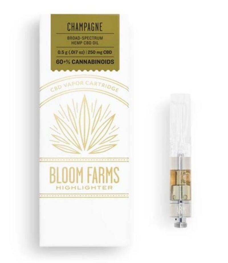 Bloom Farms | Champagne CBD | Cartridge | 0.5g
