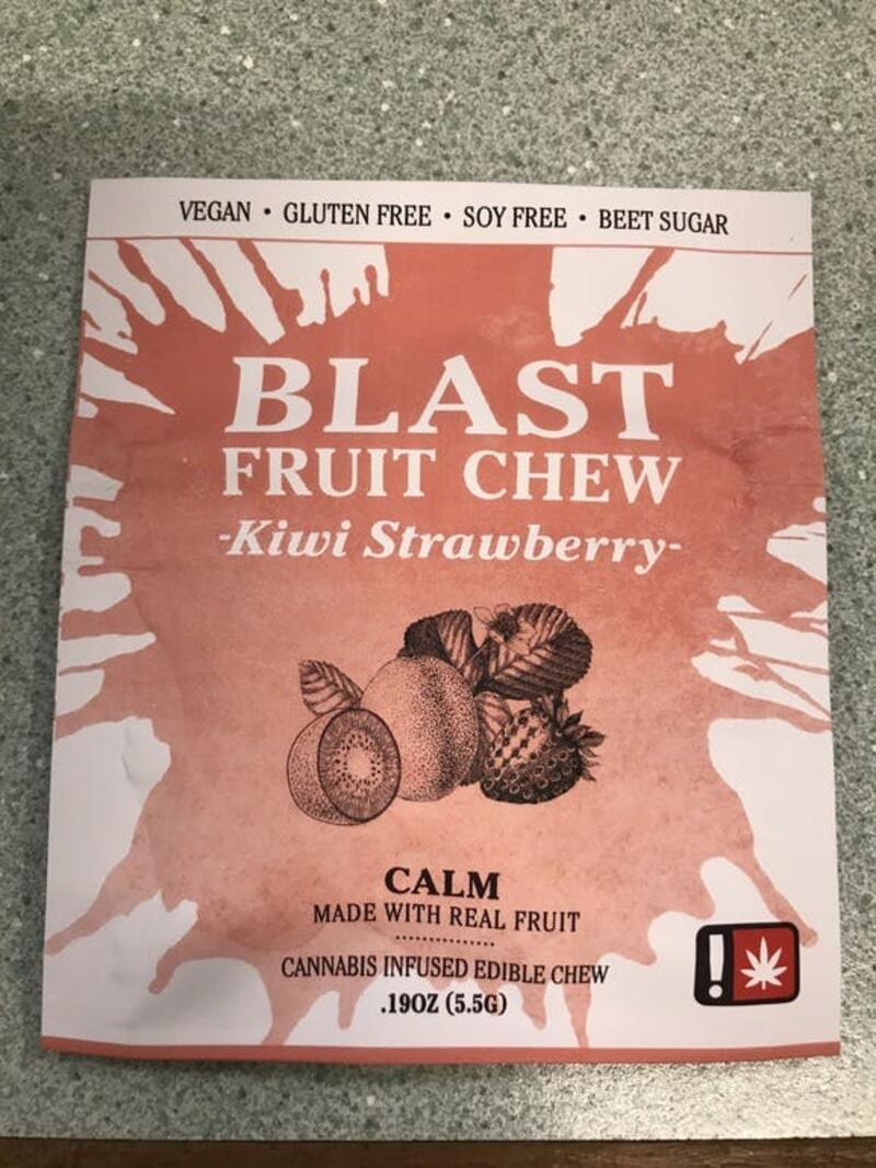 Golden Blast Kiwi Strawberry Fruit Chew